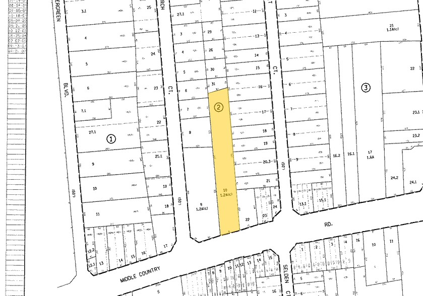 761-765 Middle Country Rd, Selden, NY à vendre - Plan cadastral - Image 1 de 1