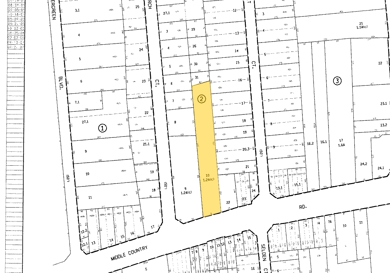 761-765 Middle Country Rd, Selden, NY à vendre Plan cadastral- Image 1 de 1