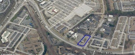 1915 Huguenot Rd, Richmond, VA - Aerial map view