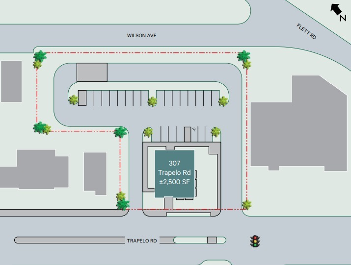 307 Trapelo Rd, Belmont, MA à louer - Plan de site - Image 2 de 3