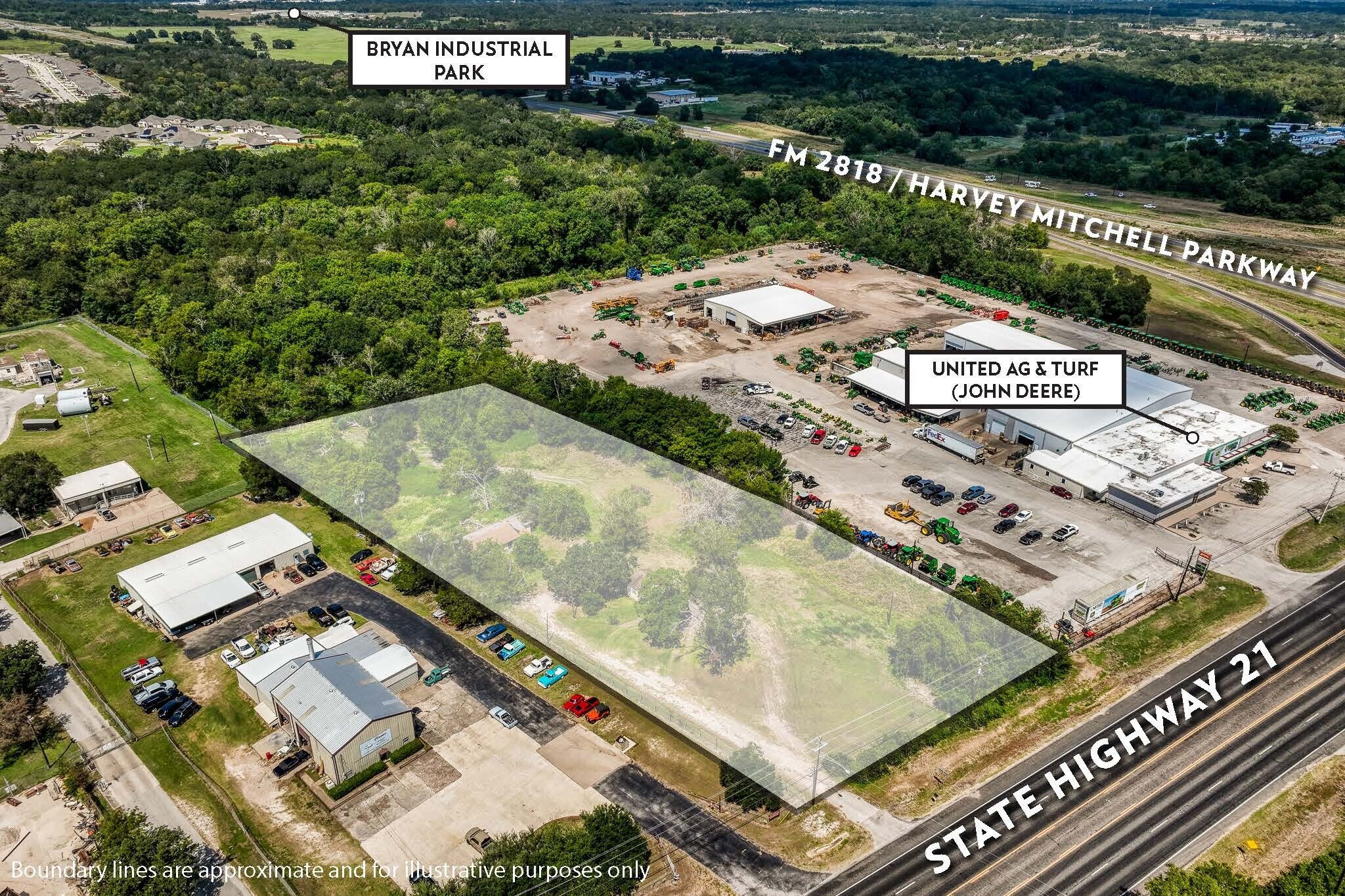 3208 W State Highway 21, Bryan, TX à vendre Aérien- Image 1 de 45