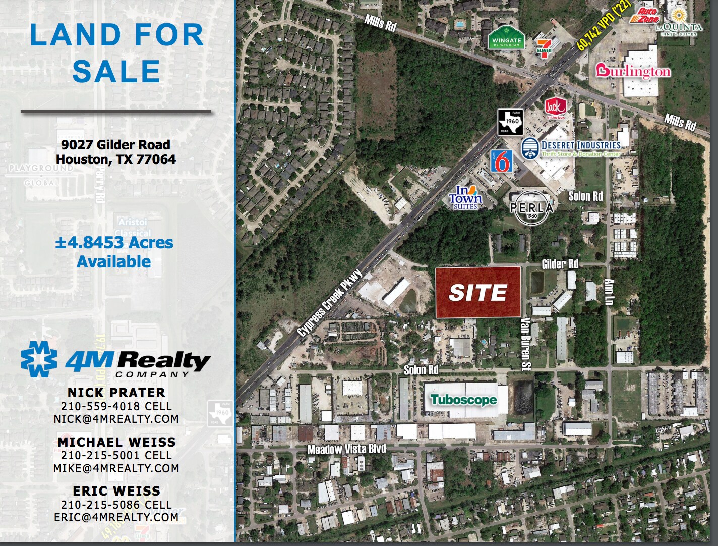 9027 Gilder Rd, Houston, TX à vendre Aérien- Image 1 de 6