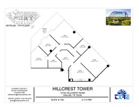 12720 Hillcrest Rd, Dallas, TX for lease Floor Plan- Image 2 of 5