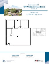 750 Warrenville Rd, Lisle, IL for lease Floor Plan- Image 1 of 1