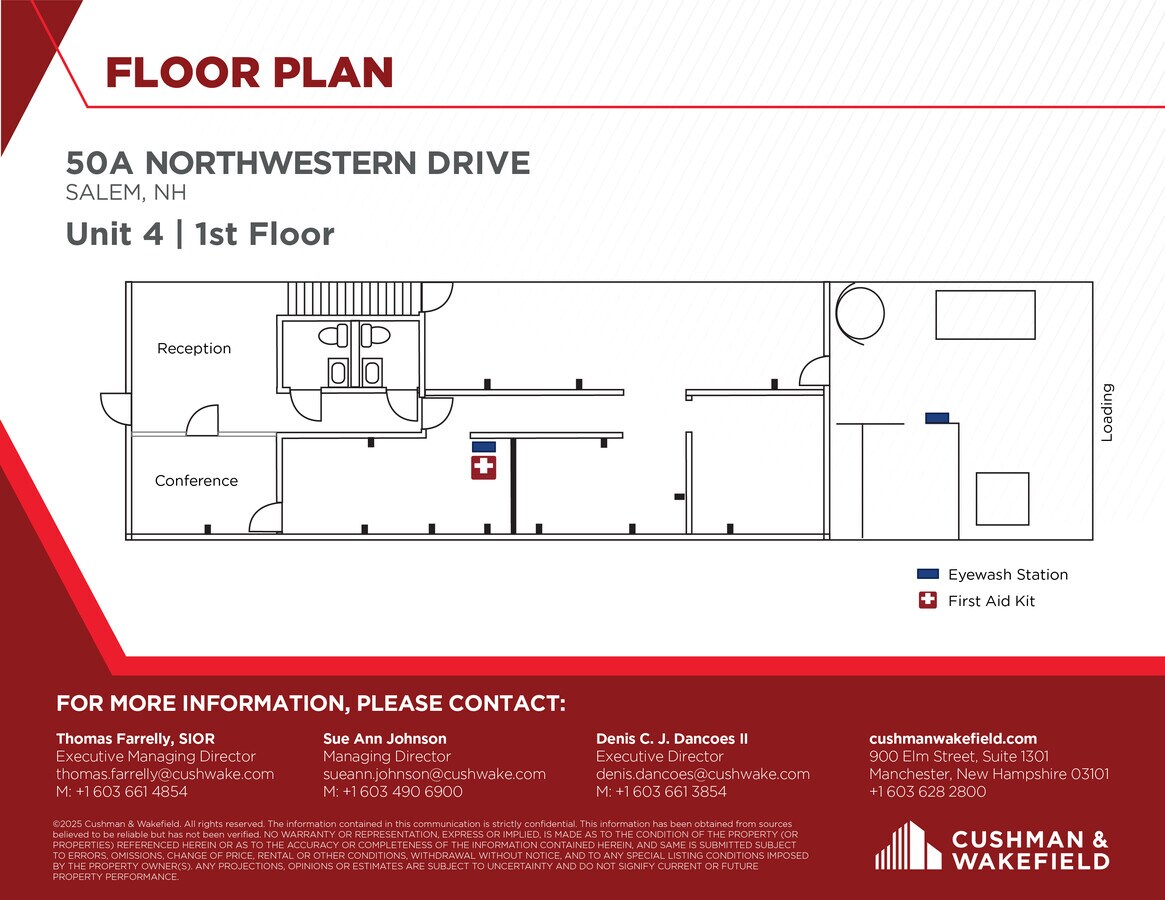 50A Northwestern Dr, Salem, NH 03079 - Unité 4 - - Plan d’étage - Image 1 of 2