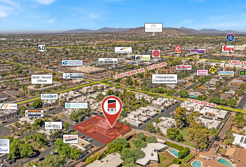 410 E Southern Ave, Tempe, AZ à vendre - Photo du bâtiment - Image 2 de 9