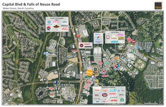 2121 S Main St, Wake Forest, NC - Aérien  Vue de la carte - Image1