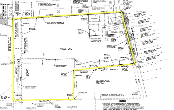 136 S Lincolnway, North Aurora, IL à vendre - Plan cadastral - Image 2 de 2
