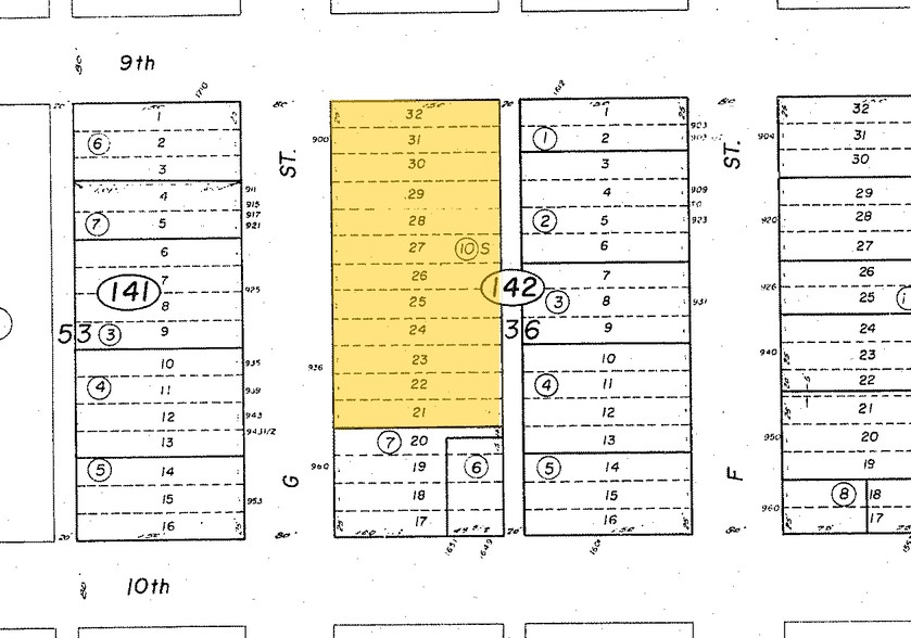 936 G St, Reedley, CA for lease - Plat Map - Image 3 of 3