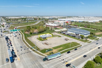 1290 W Normantown Rd, Romeoville, IL - Aerial  map view