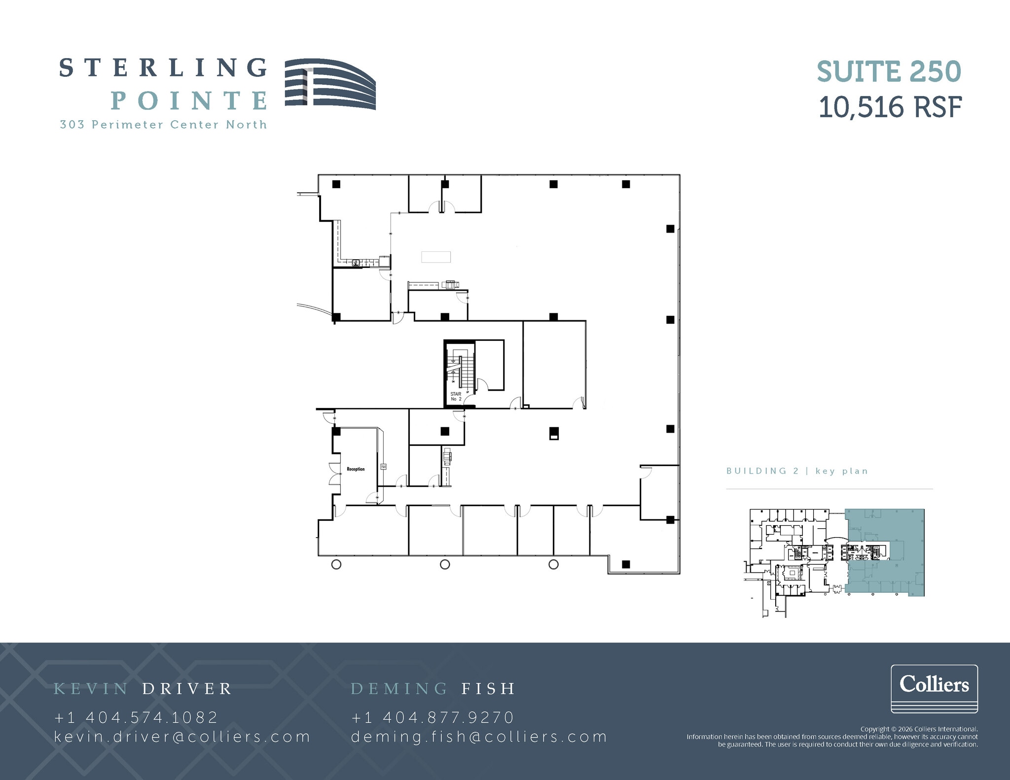 301 Perimeter Ctr N, Atlanta, GA à louer Plan d’étage- Image 1 de 1