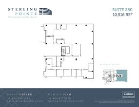 301 Perimeter Ctr N, Atlanta, GA à louer Plan d’étage- Image 1 de 1