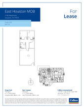 1140 Westmont Dr, Houston, TX à louer Plan d  tage- Image 1 de 1