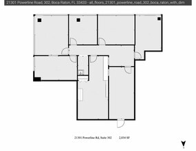 21301 Powerline Rd, Boca Raton, FL for lease Floor Plan- Image 1 of 23