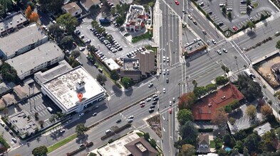 100 E Huntington Dr, Alhambra, CA - AERIAL  map view