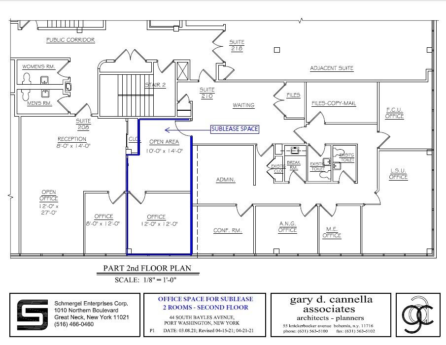 44 S Bayles Ave, Port Washington, NY à louer Plan d  tage- Image 1 de 2