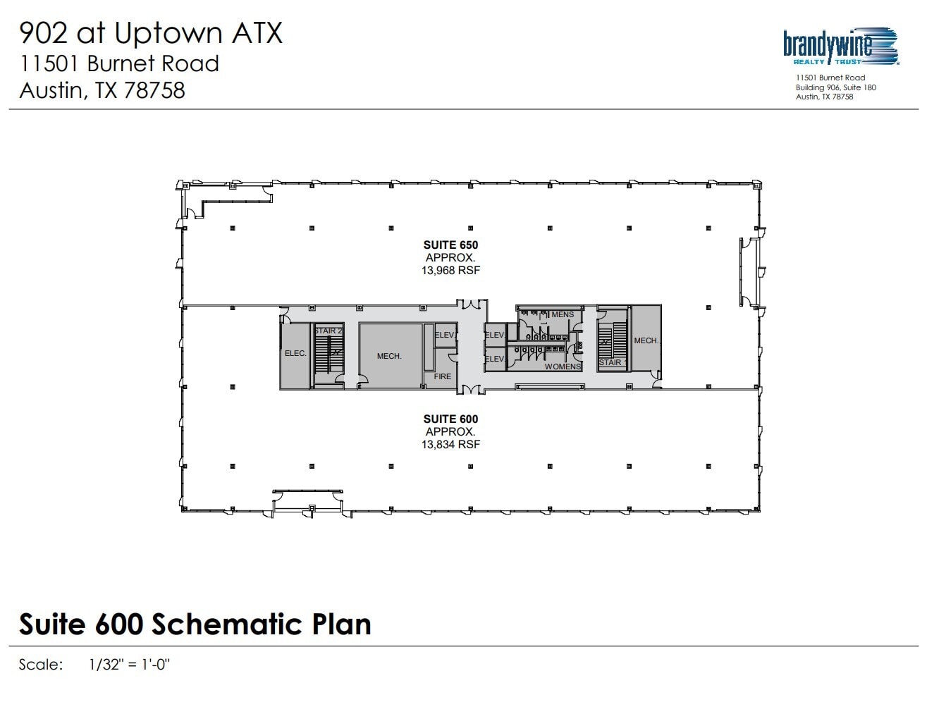 11501 Burnet Rd, Austin, TX à louer Plan d’étage- Image 1 de 1
