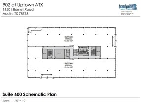 11501 Burnet Rd, Austin, TX à louer Plan d’étage- Image 1 de 1