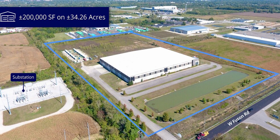 2450 W Fuson Rd, Muncie, IN à louer - Aérien - Image 2 de 5