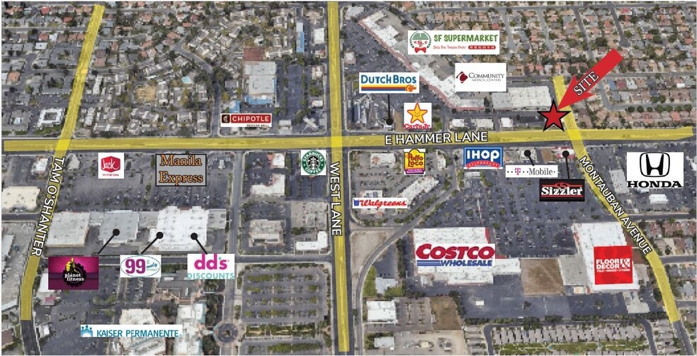 1821 E Hammer Ln, Stockton, CA à louer - Photo du bâtiment - Image 2 de 2