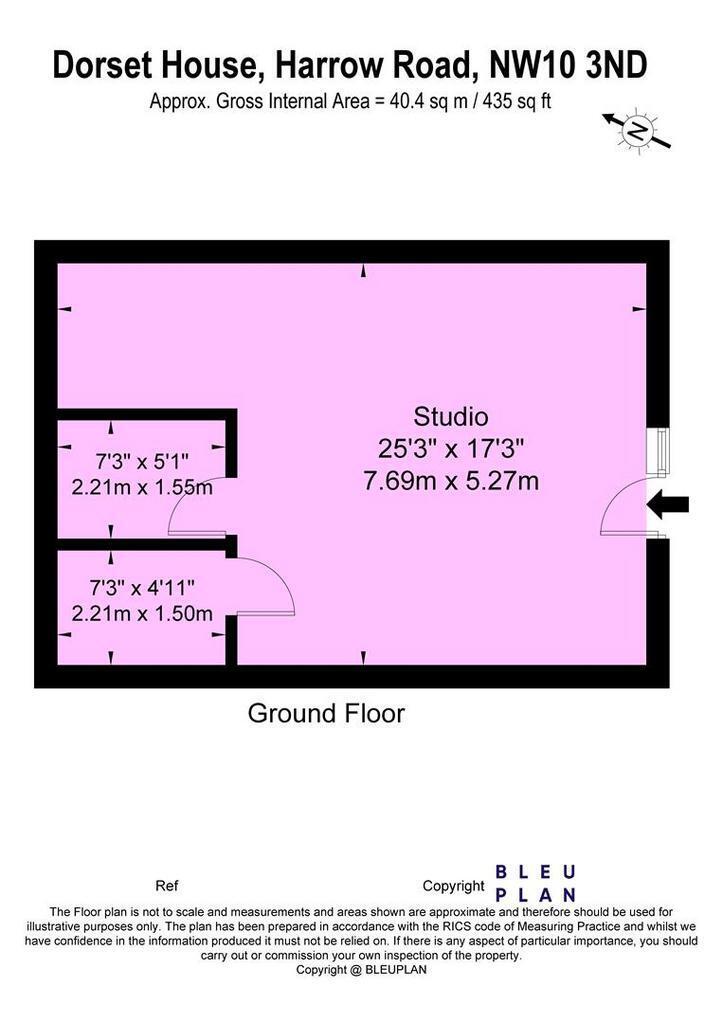 845-847 Harrow Rd, London for lease Floor Plan- Image 1 of 1
