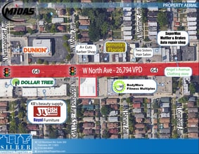 6249 W North Ave, Oak Park, IL - AERIAL  map view - Image1