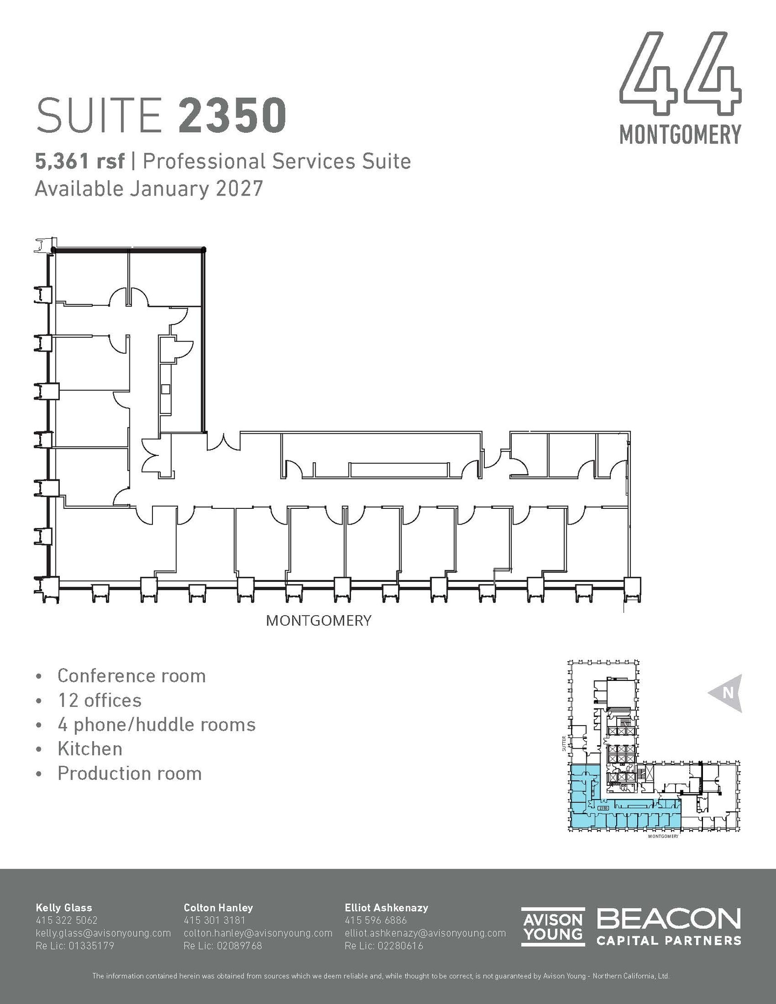 44 Montgomery St, San Francisco, CA à louer Photo intérieure- Image 1 de 1
