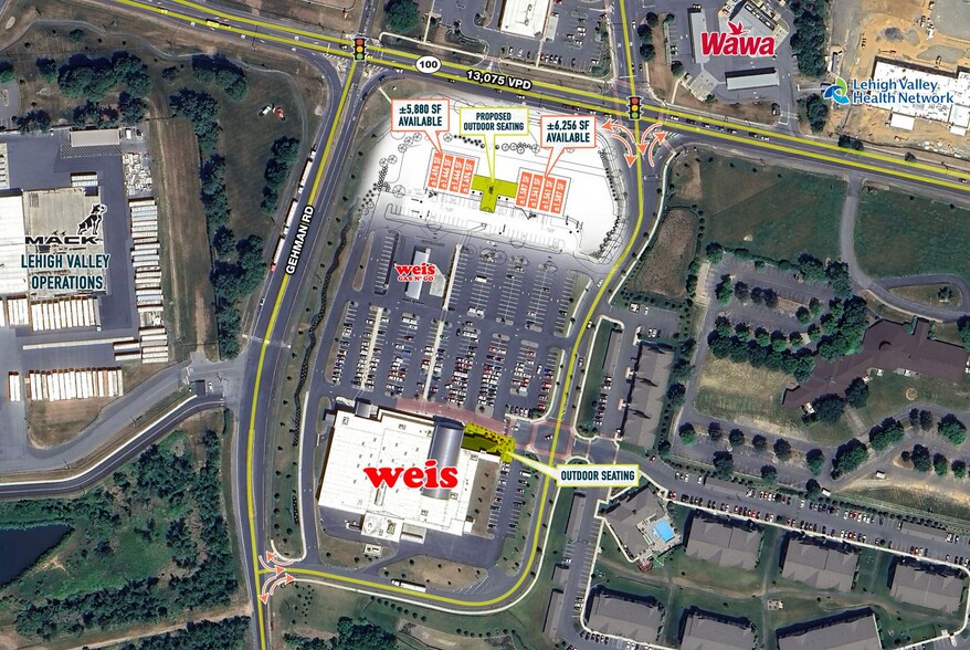 3440 Grandview Dr, Macungie, PA for lease - Aerial - Image 2 of 4