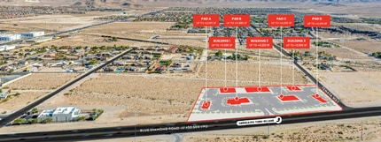 SEC Blue Diamond Rd & Tenaya Way, Las Vegas, NV - AERIAL  map view - Image1