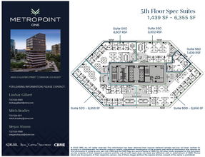 4600 S Ulster St, Denver, CO for lease Floor Plan- Image 1 of 1