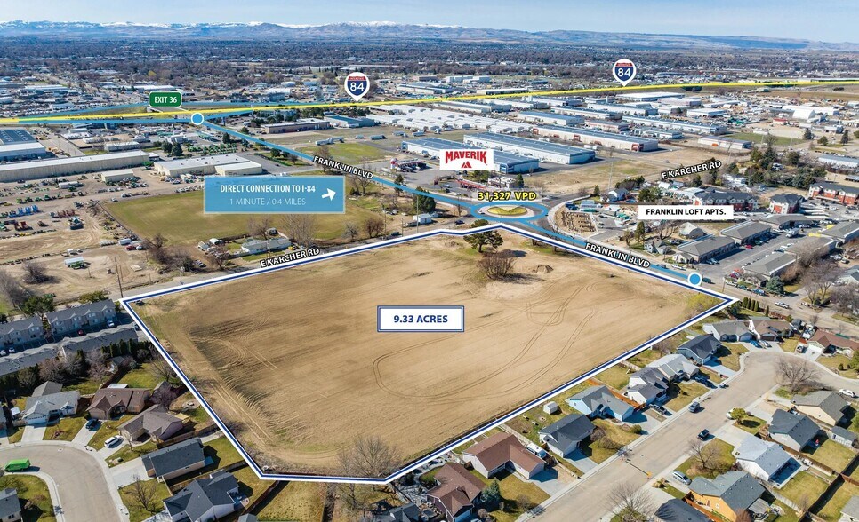 16046 N Franklin Blvd, Nampa, ID à vendre - Aérien - Image 2 de 4