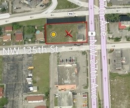 13510 NW 27th Ave, Miami, FL - Aerial  map view