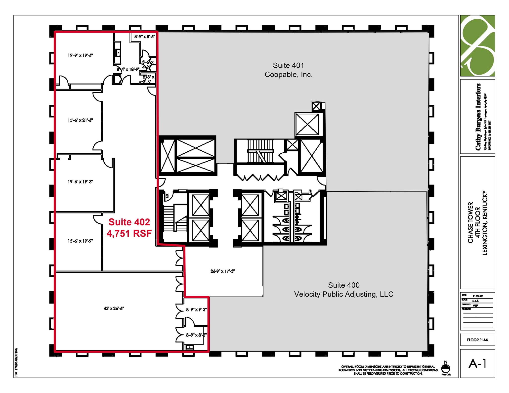 201 E Main St, Lexington, KY for lease Floor Plan- Image 1 of 1