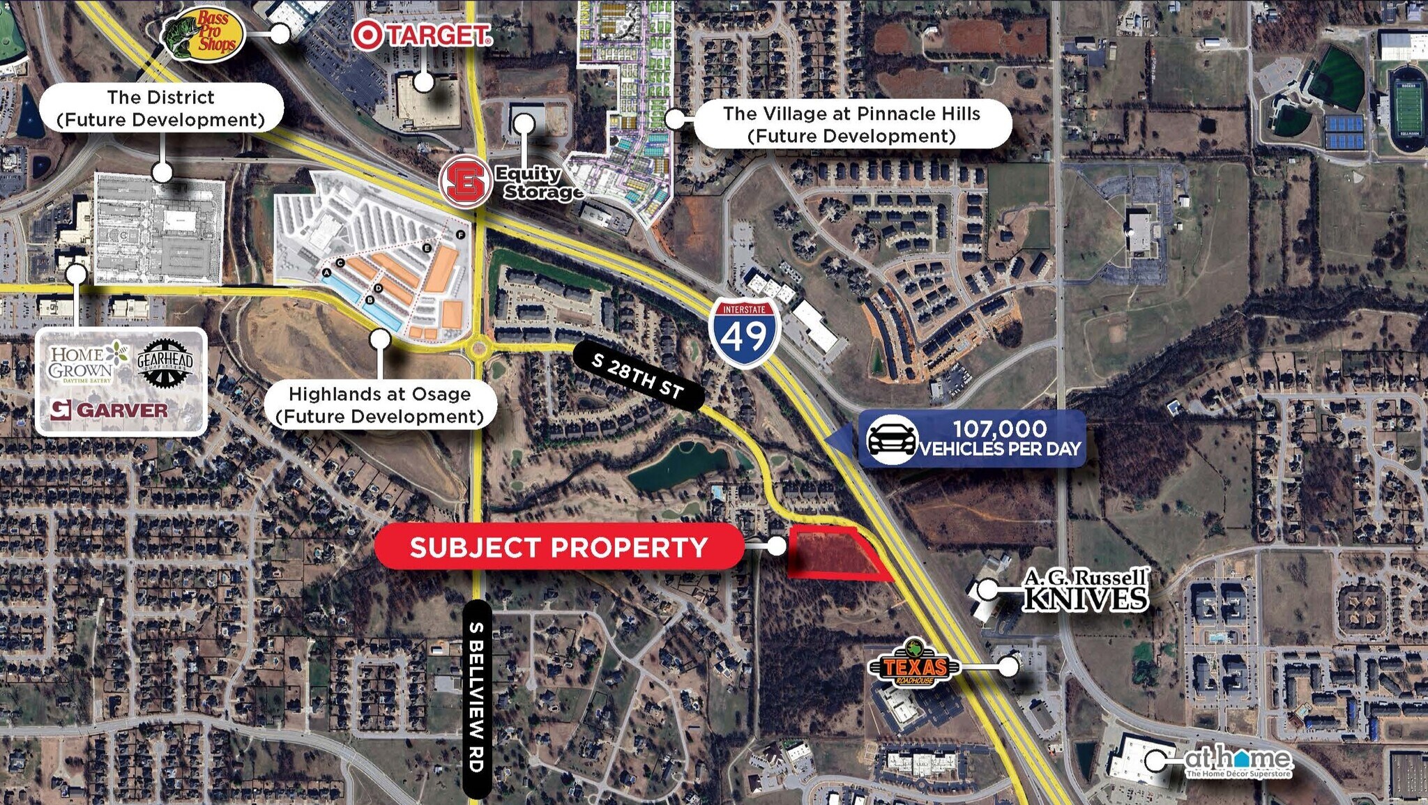 28th St, Rogers, AR à vendre Aérien- Image 1 de 1