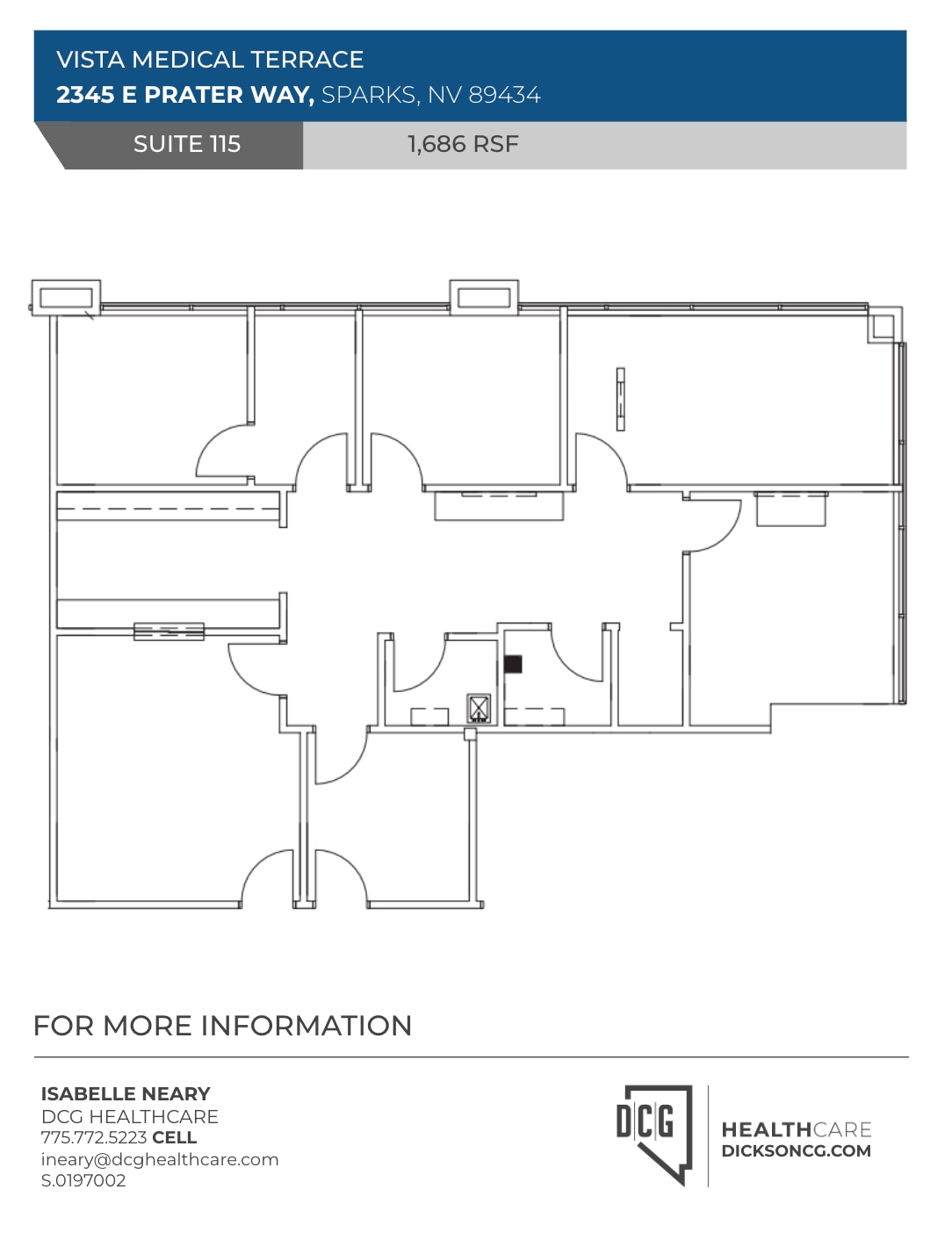 2345 E Prater Way, Sparks, NV for lease Floor Plan- Image 1 of 1