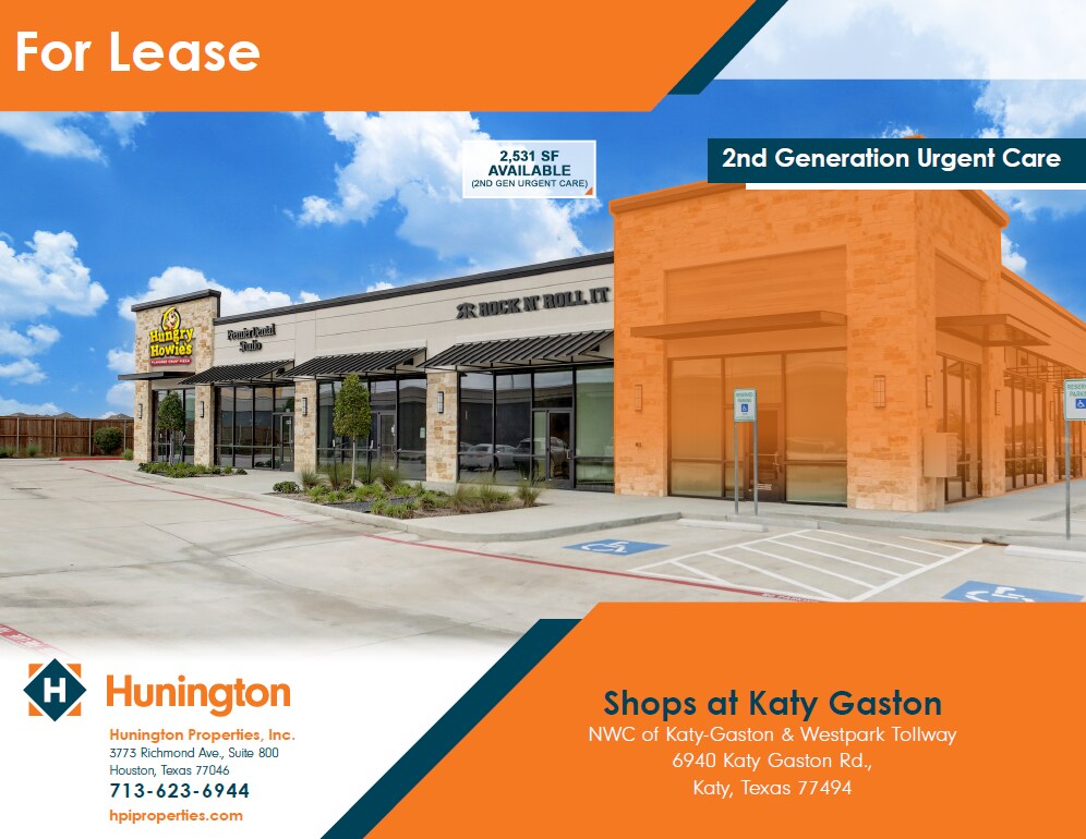 6940 Katy Gaston Rd, Katy, TX à louer Photo du bâtiment- Image 1 de 2