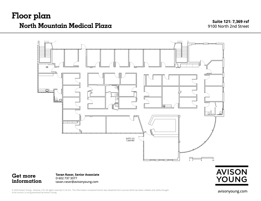 9100 N 2nd St, Phoenix, AZ à louer Plan d’étage- Image 1 de 1