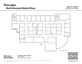 9100 N 2nd St, Phoenix, AZ à louer Plan d’étage- Image 1 de 1