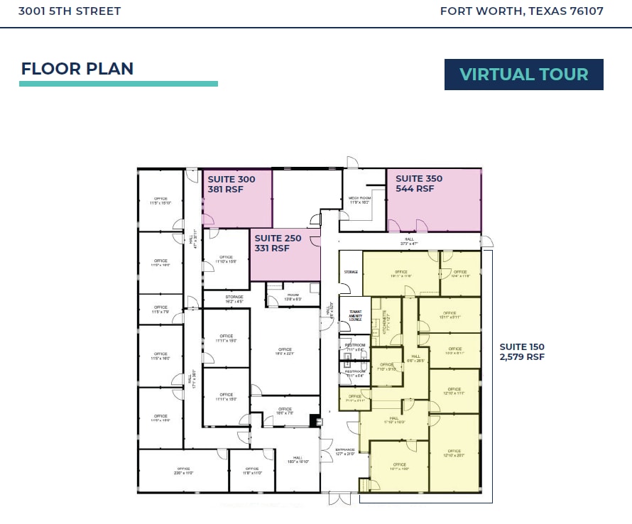 3001 5th St, Fort Worth, TX for lease Floor Plan- Image 1 of 1