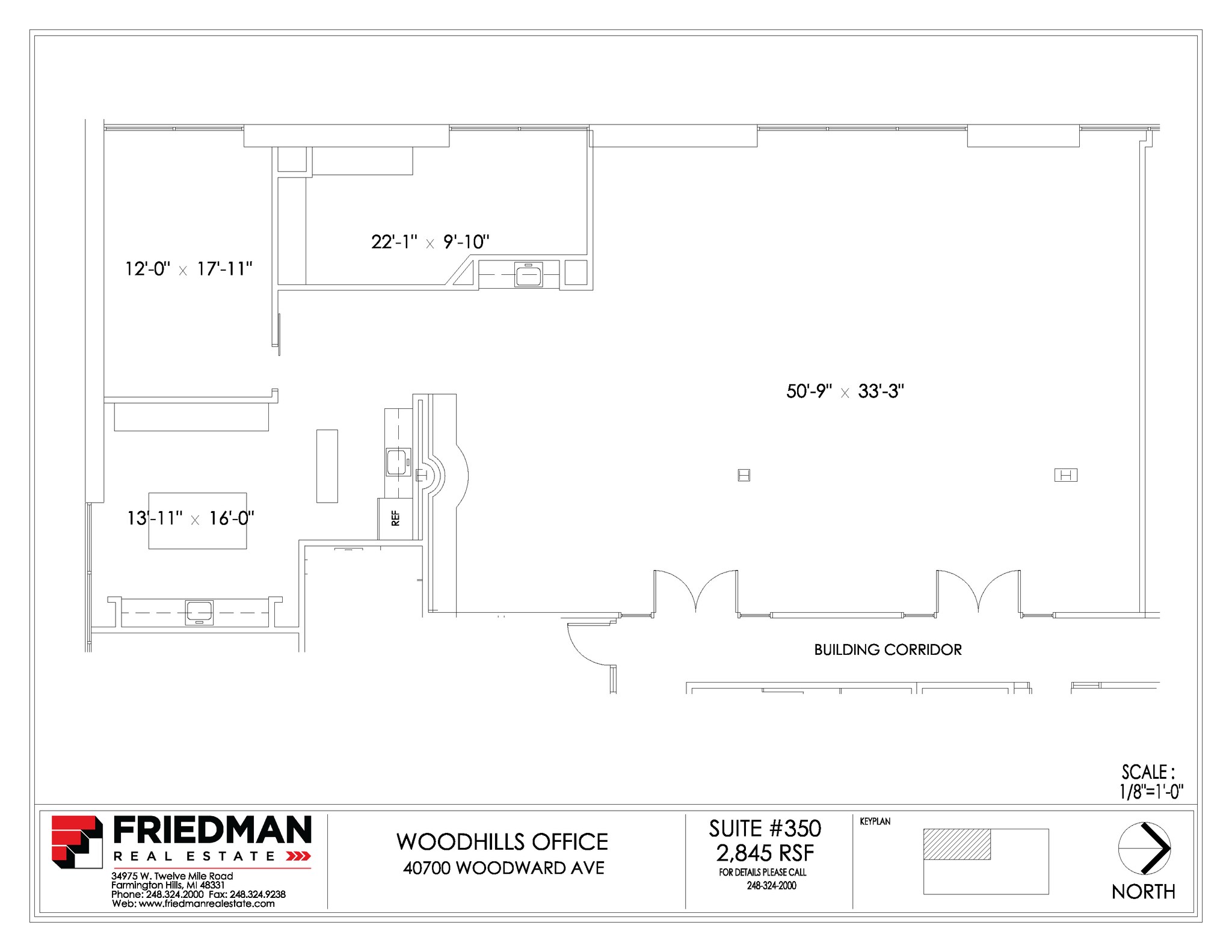 40700 Woodward Ave, Bloomfield Hills, MI for sale Floor Plan- Image 1 of 2