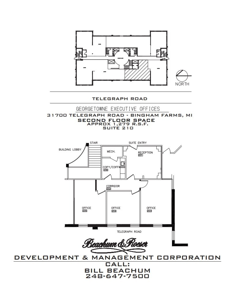 31700 Telegraph Rd, Bingham Farms, MI for lease Floor Plan- Image 1 of 1