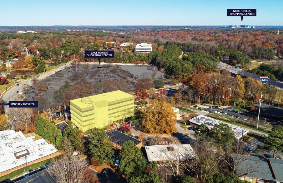 3801 Lake Boone Trl, Raleigh, NC à louer - Photo du bâtiment - Image 2 de 4