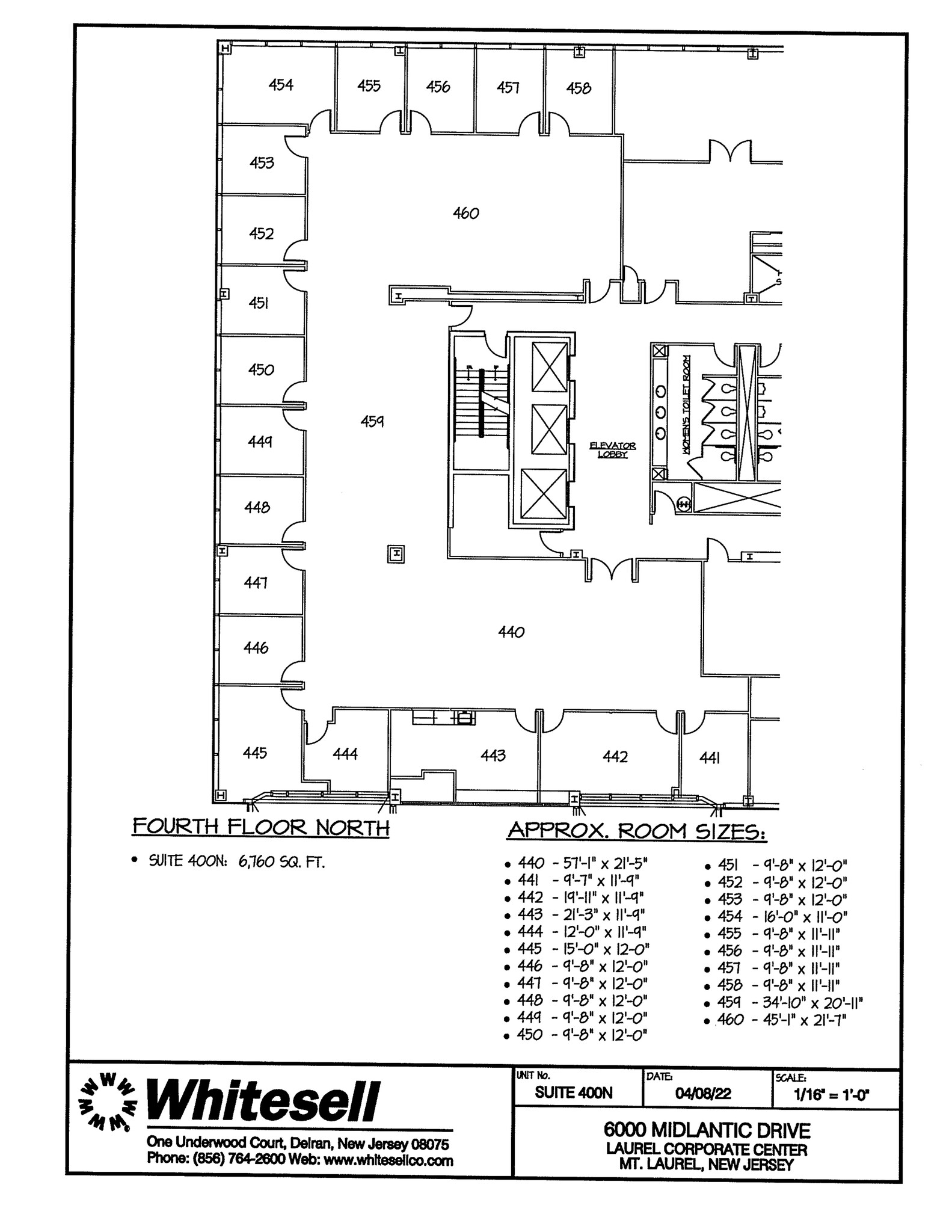 6000 Midlantic Dr, Mount Laurel, NJ à louer Plan de site- Image 1 de 2