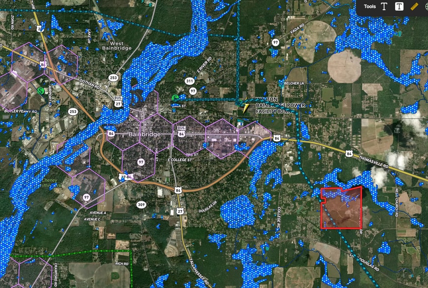 Carrie Bell Dr, Bainbridge, GA for sale - Aerial - Image 3 of 5