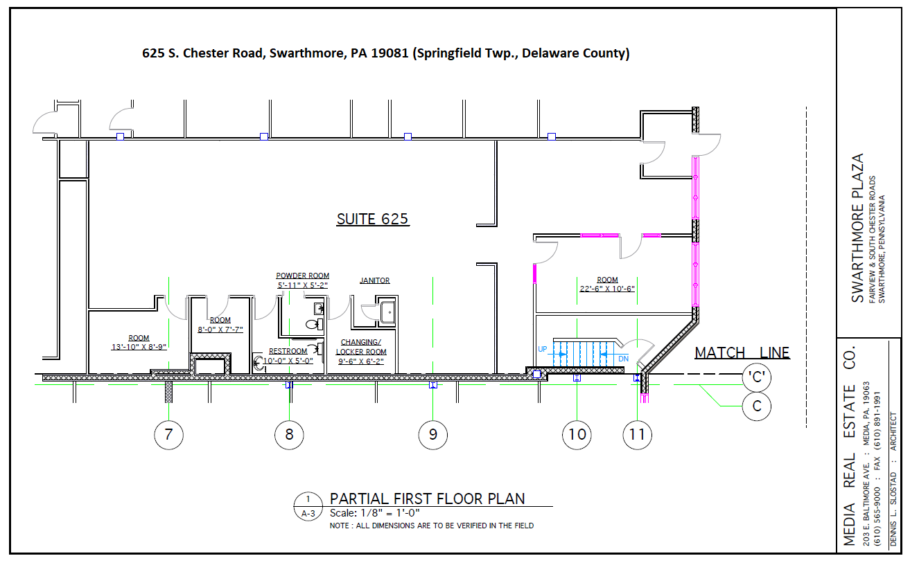 630 Fairview Rd, Swarthmore, PA for lease Floor Plan- Image 1 of 1