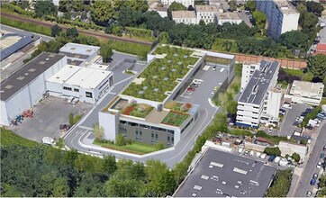 Bobigny, SSD - AERIAL map view