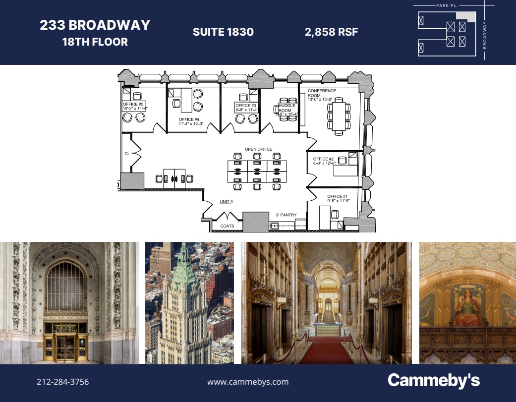 233 Broadway, New York, NY à louer Plan d’étage- Image 1 de 1