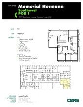 7737 Southwest Fwy, Houston, TX à louer Plan d’étage- Image 1 de 3