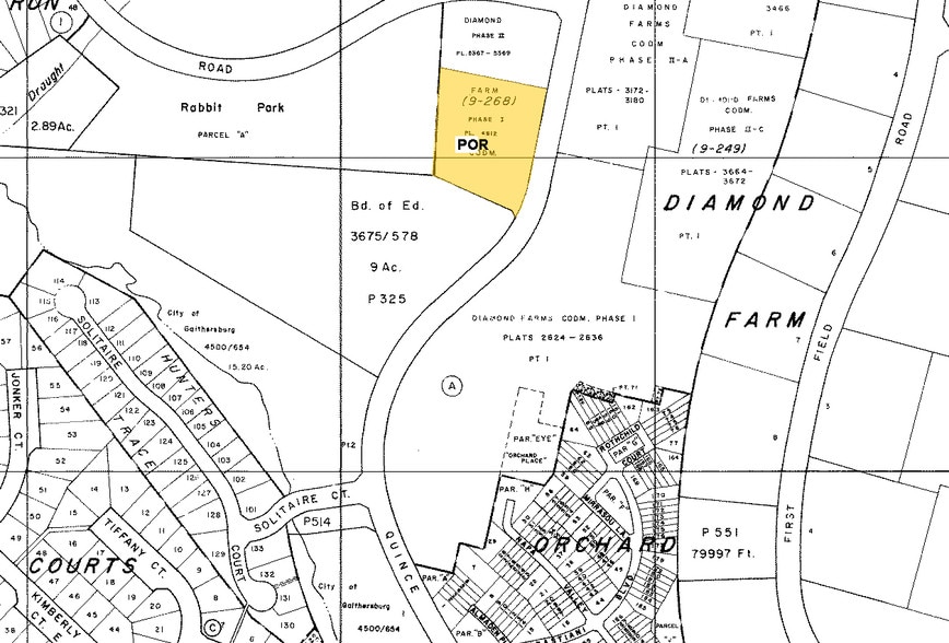 847 Quince Orchard Blvd, Gaithersburg, MD à louer - Plan cadastral - Image 3 de 4