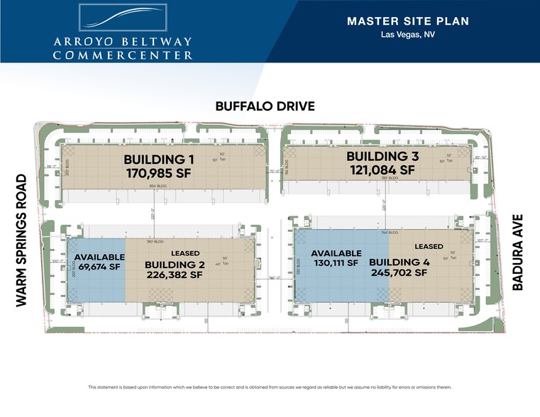 7270 S Buffalo Dr, Las Vegas, NV for sale - Site Plan - Image 1 of 1